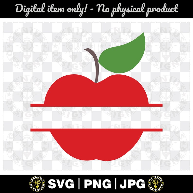 22812 Apple Monogram Svg Apple Name Frame Png Apple Clipart Apple Nametag Svg Png Jpg