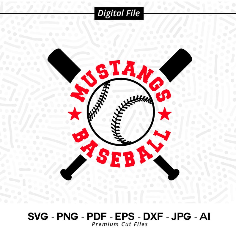 2284 Baseball SVG PNG Mustangs Baseball svg Mustang Baseball Mustangs Shirt svg Mustangs Cheer svg Svg for Shirts Mustangs Pride Softball