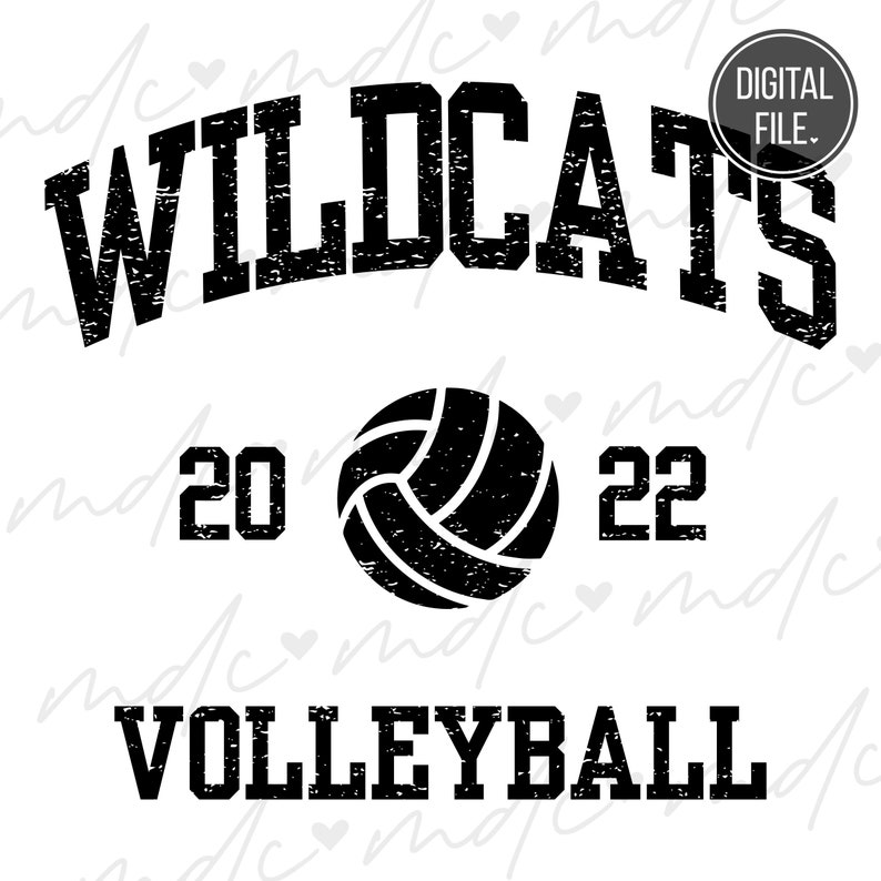 23001 Vintage Wildcats Volleyball svg Wildcat Volleyball png Wildcats svg Wildcat Pride svg Wildcat svg