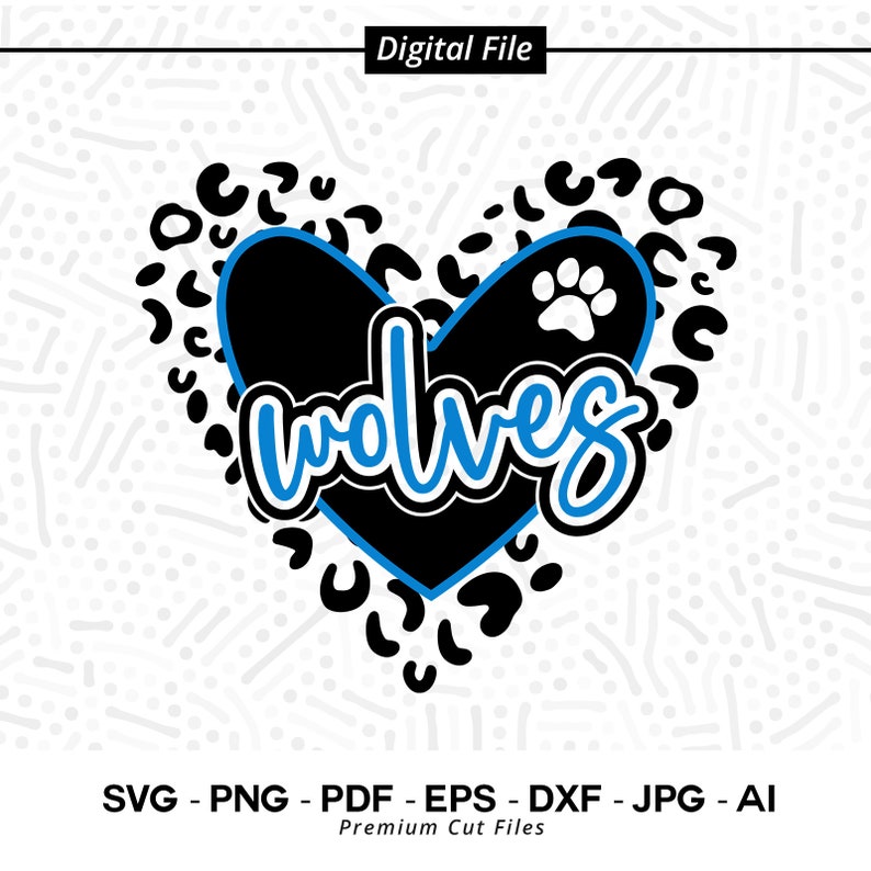 2353 Wolve Svg Png Wolves Svg Png Paw Svg Wolves Paw Svg Cheer svg Wolves Mom Digital Download Cricut Cut Files Silhouette Sublimation