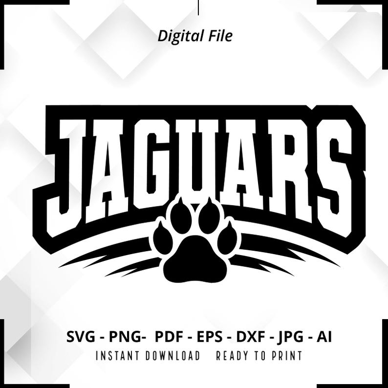 24 Jaguars SVG PNG Jaguars Paw svg Jaguars Mascot svg Jaguars Cheer svg Retro Jaguars svg Jaguars Sport svg Jaguars Shirt svg