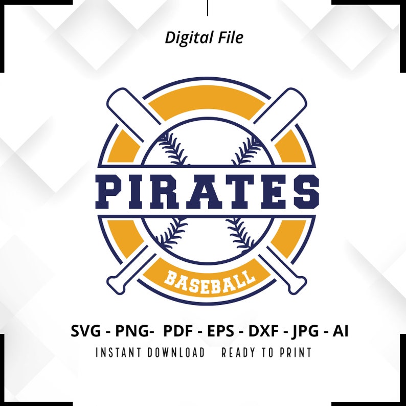 240 Pirates Baseball SVG PNG Pirates svg Baseball svg Pirates Shirt svg Pirates Cheer svg Pirates Mom svg Baseball Shirt svg Cricut