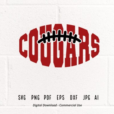 2464 Cougars SVG PNG Cougars Football svg Cougars Mascot svg Cougars School Team svg Cougars Cheer svg School Spirit svg Cougars Pride svg