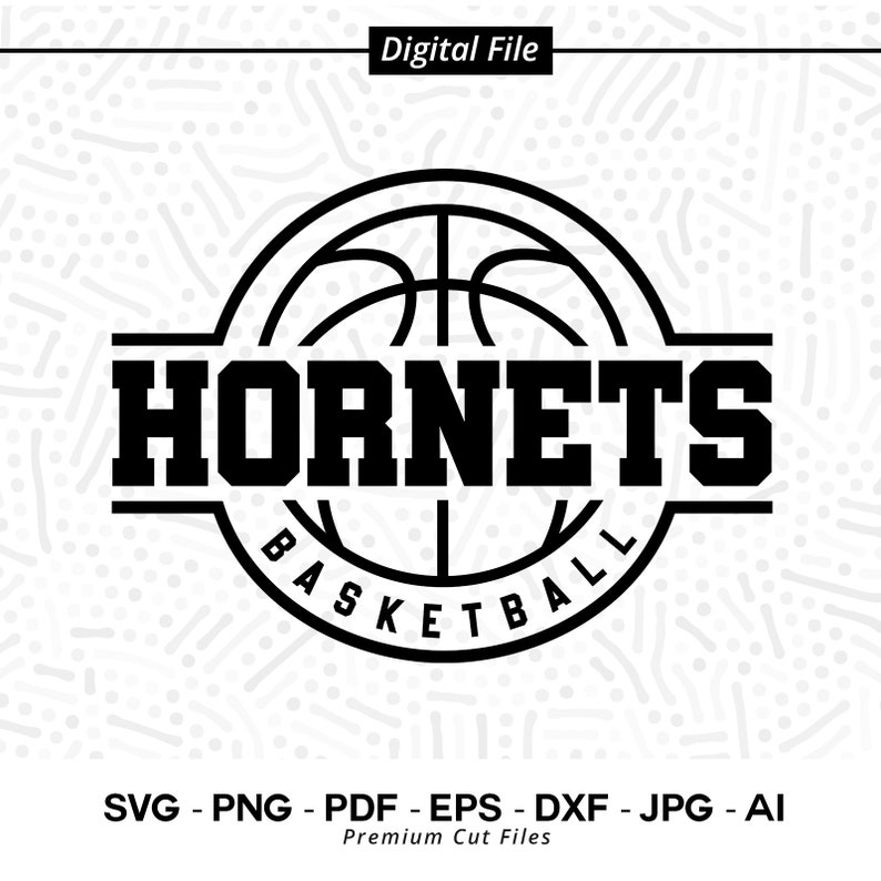 2489 Basketball SVG PNG Hornets Basketball svg Hornet Basketball Hornet Cheer svg Sublimation png Digital Download Basketball Clipart