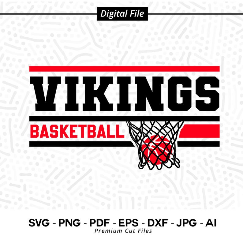 2506 Vikings Basketball SVG PNG Vikings Svg Basketball Svg Vikings Shirt Svg Vikings Cheer Svg Vikings Vibes Svg Cricut