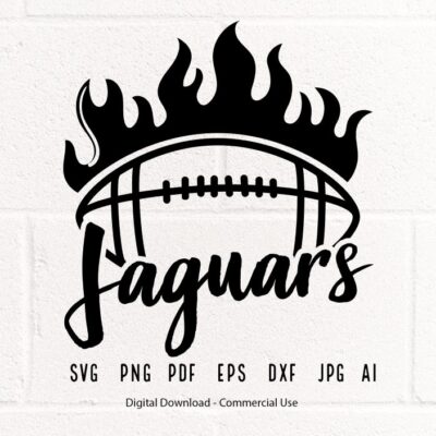 2539 Jaguars SVG PNG Jaguars Football svg Jaguars Cheer svg Football Fire svg School Spirit svg Jaguars Mom svg Jaguars png Football Mom