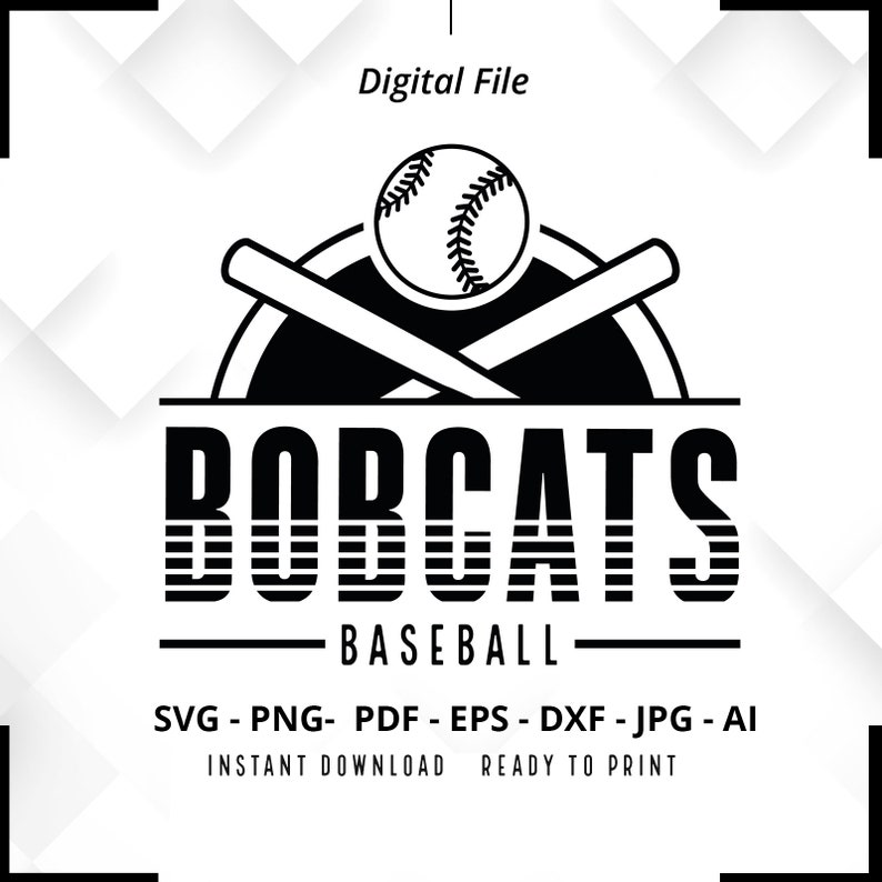 254 Bobcats Baseball SVG PNG Bobcats svg Baseball svg Bobcats Shirt svg Bobcats Cheer svg Bobcats Mom svg Baseball Shirt svg Cricut