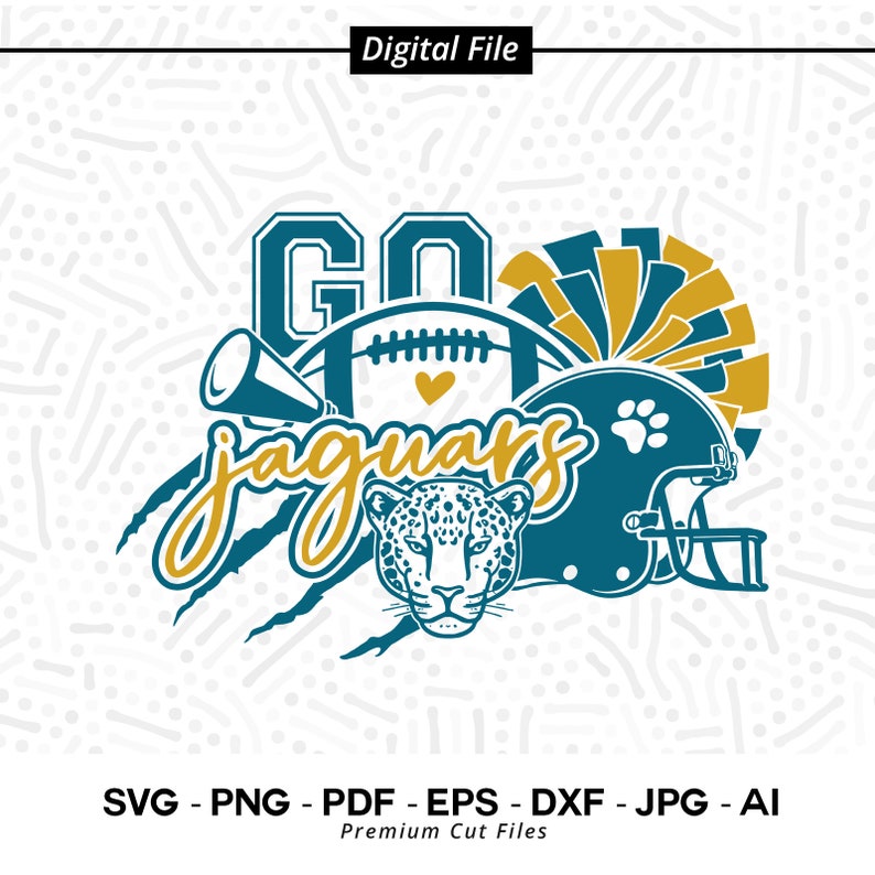 2561 Jaguars SVG PNG Jaguars Face svg Jaguars Football svg Jaguars Mascot svg Jaguars Helmet svg Jaguars Paw Go Jaguars Jaguars Pom Pom