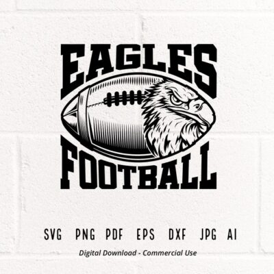 2586 Eagles SVG PNG Eagles Face svg Eagles Football svg Eagles Mascot svg Eagles Cheer Eagles Vibes School Spirit svg SVG for Shirts svg