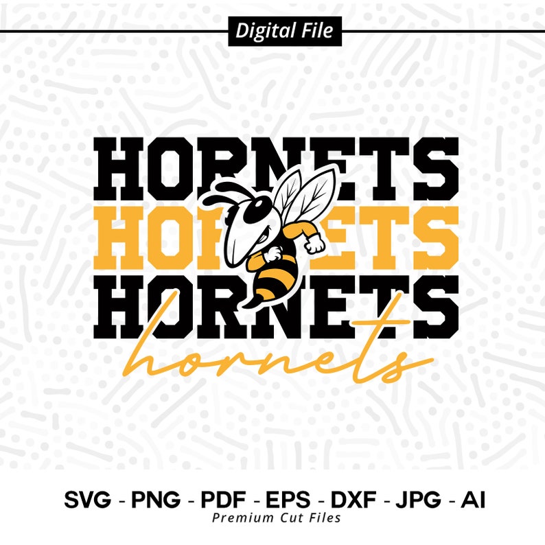 2619 Hornets Svg Png Hornet Svg Hornets Face svg Stacked Hornets svg Hornets Mascot svg Hornets Cheer svg Hornets Vibes svg School Spirit