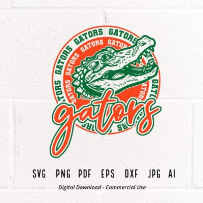 2652 Gators SVG PNG Gators Face svg Gators Mascot svg Gators Cheer Gators Vibes School Spirit svg Gators Sport svg Gators Pride svg