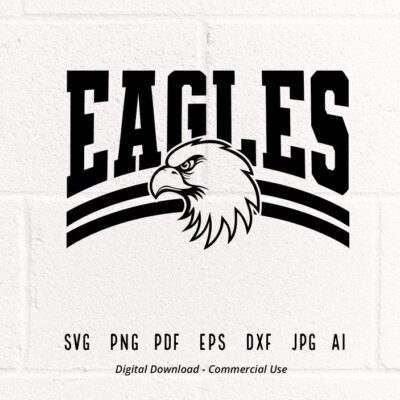 2668 Eagles SVG PNG Eagle svg Eagle Head svg Eagles Mascot svg Eagles Cheer svg Eagles Vibes svg School Spirit svg Cricut svg Eagles Sport