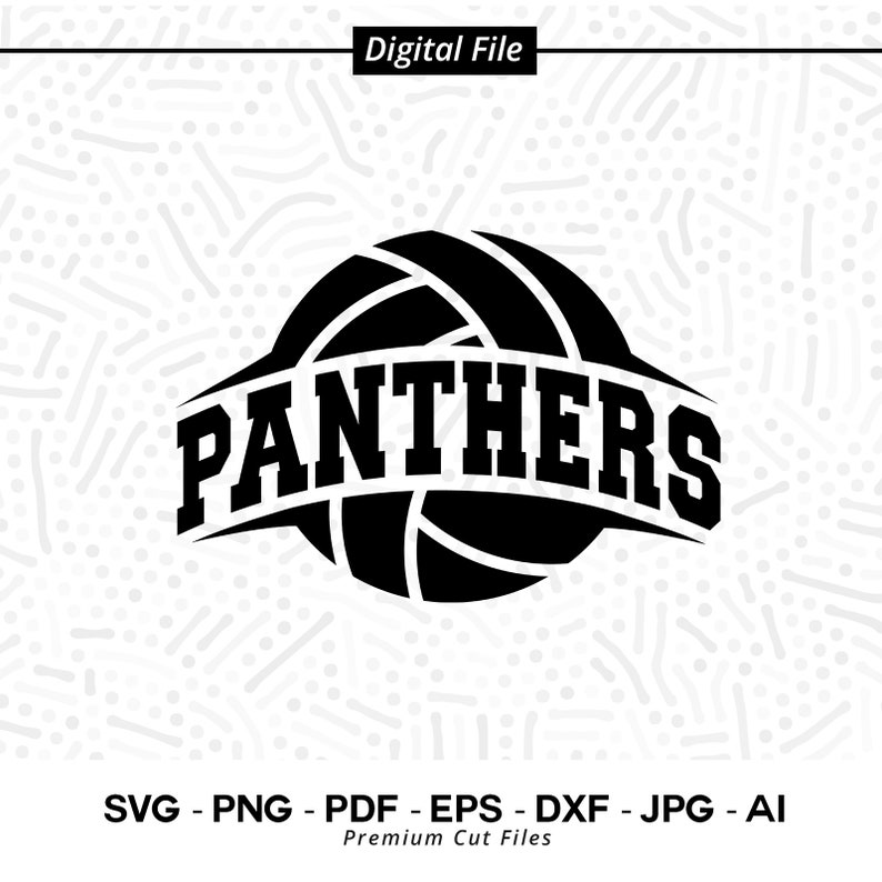 2701 Panthers Volleyball SVG PNG Panthers Panther Volleyball Svg Volleyball Shirt Svg Panthers Vibes svg Volleyball Mom