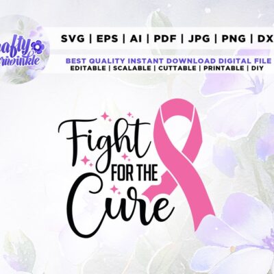 271 Fight For the Cure Png Breast cancer awareness png Cricut Png Svg In October we wear pink Breast cancer sublimation breast cancer