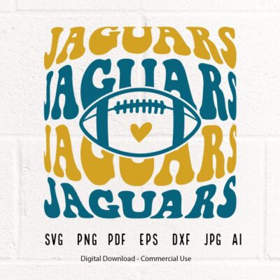 2727 Jaguars Football SVG PNG Jaguars Mascot svg Jaguars svg Jaguars School Team svg Jaguars Cheer svg Stacked Jaguars School Spirit