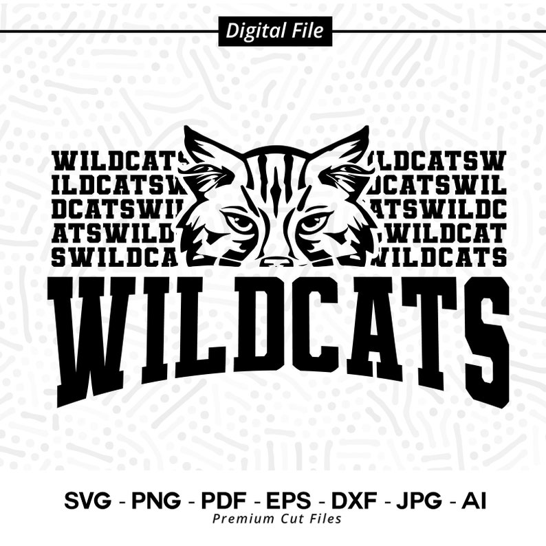 2784 Wildcats SVG PNG Wildcats Face svg Wildcats Claw svg Wildcats Mascot svg Wildcats Cheer svg Wildcats Vibes svg School Spirit svg