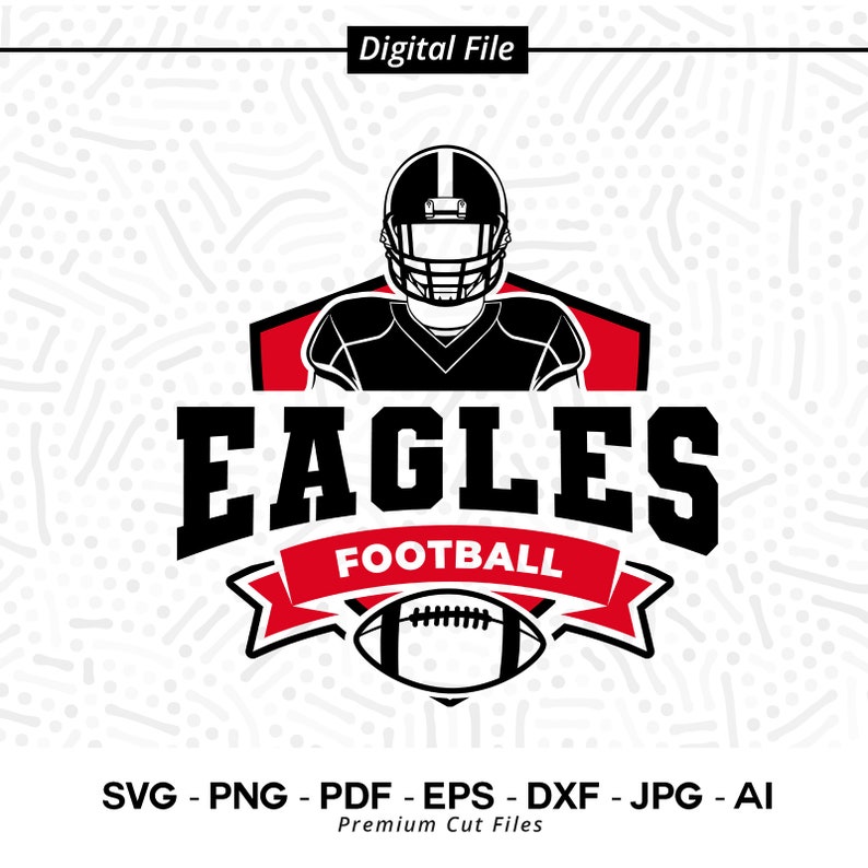 2806 Eagles Football SVG PNG Eagles Mascot svg Eagles svg Eagles Vibes svg Eagles Pride svg Eagles Cheer svg School Spirit svg Eagles Shirt