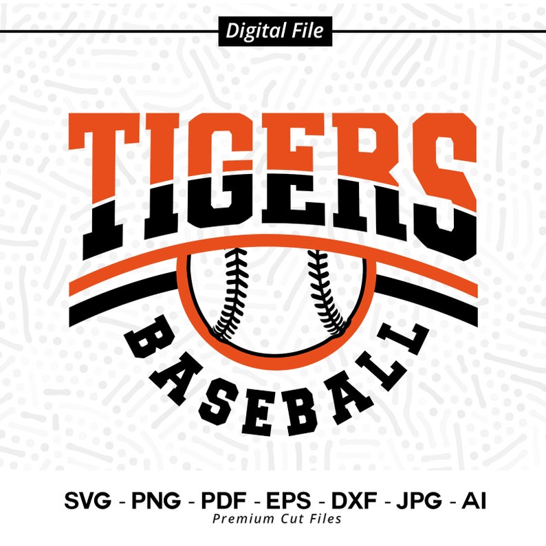 289 Baseball SVG PNG Tiger Baseball Tiger Tigers Baseball svg Tigers Vibes svg Tiger Shirt Cricut svg Digital Download Sublimation PNG