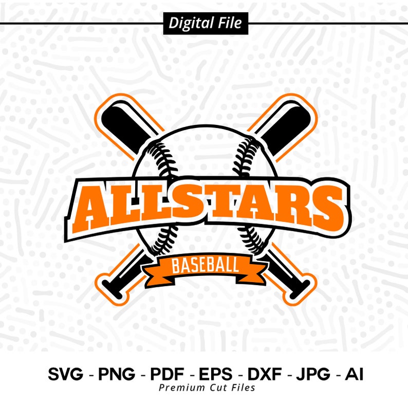 2908 Allstars Svg Png Allstars Shirt Svg Baseball Svg Allstar Baseball Allstar Cricut svg Digital Download Sublimation Baseball Clipart