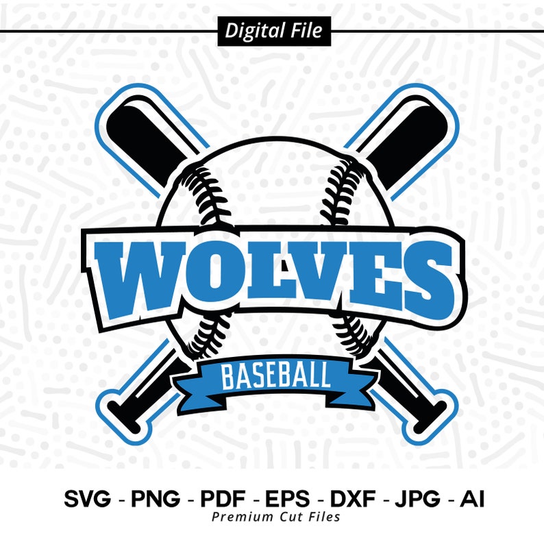 3008 Wolves Baseball SVG PNG Baseball svg Wolves svg Baseball Shirt svg Baseball Mom svg Wolves Pride svg Wolves Cheer svg Cricut Cut File