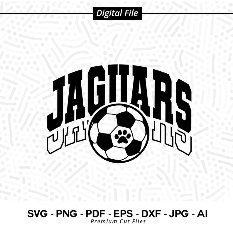 3032 Jaguars SVG PNG Jaguar svg Soccer svg Jaguars Soccer svg Jaguars Sublimation Jaguars Love svg Jaguar paw svg Jaguars Vector Cricut