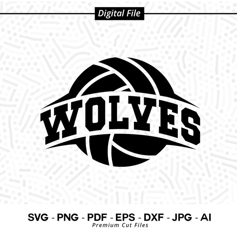 3060 Wolves Volleyball SVG PNG Wolves Wolve Volleyball Svg Volleyball Shirt Svg Wolves Vibes svg Volleyball Mom Svg