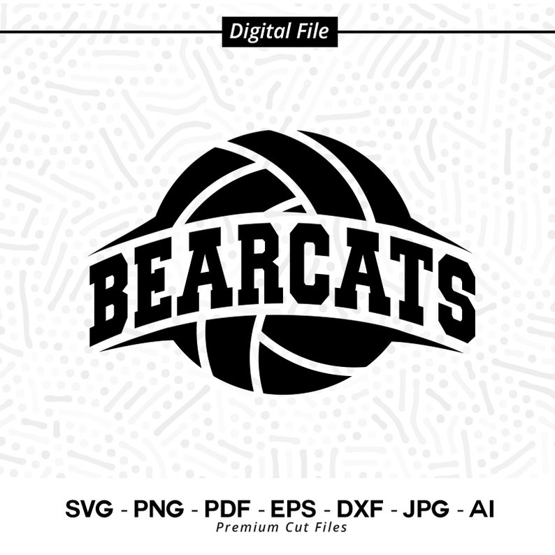 3065 Bearcats Volleyball SVG PNG Bearcats Bearcat Volleyball Svg Volleyball Shirt Svg Bearcats Vibes svg Volleyball Mom