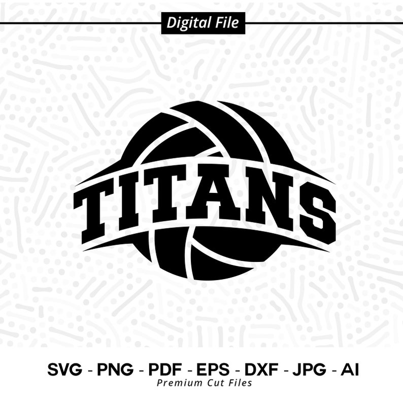 3071 Titans Volleyball SVG PNG Titans Titan Volleyball Svg Volleyball Shirt Svg Titans Vibes svg Volleyball Mom Svg