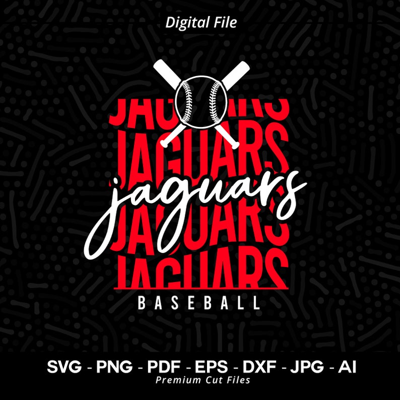 3077 Jaguars Baseball SVG PNG Jaguars Jaguar Baseball Svg Baseball Shirt Baseball Clipart Jaguars Pride Jaguars School Spirit