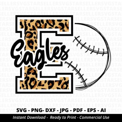 311 Leopard Eagles SVG Eagles Baseball svg Cheer Mom svg Team Spirit svg Baseball Mama svg Eagles Mascot svg Eagles Mom Cricut Silhouette