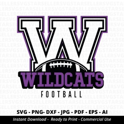 312 Wildcats Football SVG PNG Wildcats svg Wildcats Shirt svg Wildcats Mascot svg Wildcats Pride svg Wildcats Cheer svg Sport svg Silhouette