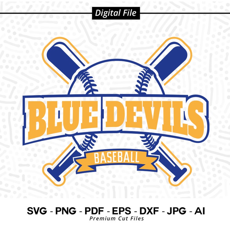 3180 Blue Devils Baseball SVG PNG Baseball svg Blue Devils svg Baseball Shirt svg Baseball Mom svg Blue Devils Pride svg Cricut Cut File