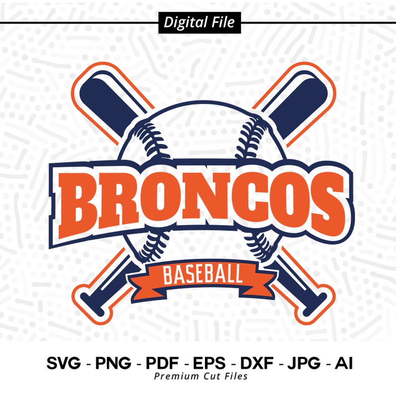 3215 Broncos Baseball SVG PNG Baseball svg Broncos svg Baseball Shirt svg Baseball Mom svg Broncos Pride svg Broncos Cheer svg Cricut