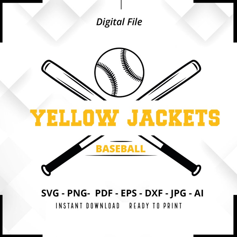 326 Yellow Jackets Baseball SVG PNG Yellow Jackets svg Baseball svg Yellow Jackets Shirt svg Yellow Jackets Cheer svg Baseball Shirt svg