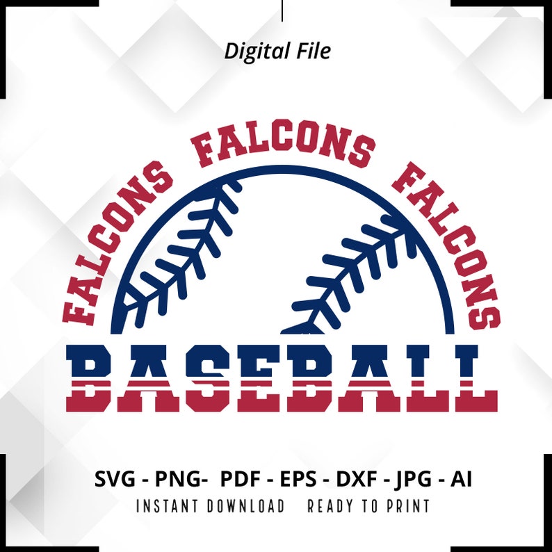 327 Falcons Baseball SVG PNG Falcons svg Baseball svg Falcons Shirt svg Falcons Cheer svg Falcons Mom svg Baseball Shirt svg Cricut