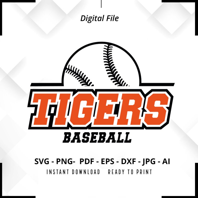 330 Tigers Baseball SVG PNG Tigers svg Baseball svg Tigers Shirt svg Tigers Cheer svg Tigers Mom svg Baseball Shirt svg Cricut Cut File