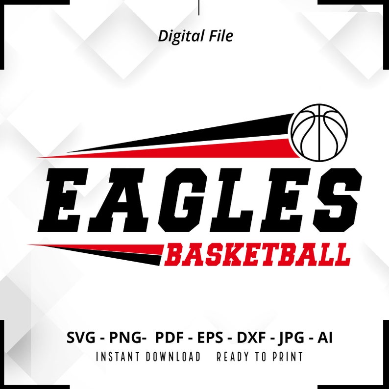 348 Eagles Basketball SVG PNG Eagles svg Basketball Shirt svg Eagles Cheer svg Eagles png Eagles Mom svg Eagles Shirt svg Cricut Cut file