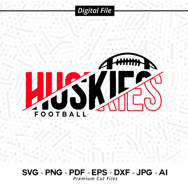 360 Huskies Football SVG PNG Huskies Football svg Huskie Sublimation png Football Clipart Huskie Vibes svg Huskies Cheer Football Shirt