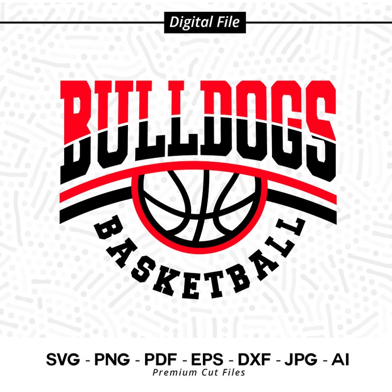 363 Basketball SVG PNG Bulldogs Basketball svg Bulldog Basketball svg Bulldog Paw svg Basketball Clipart Cricut Cut Files SVG for Shirt