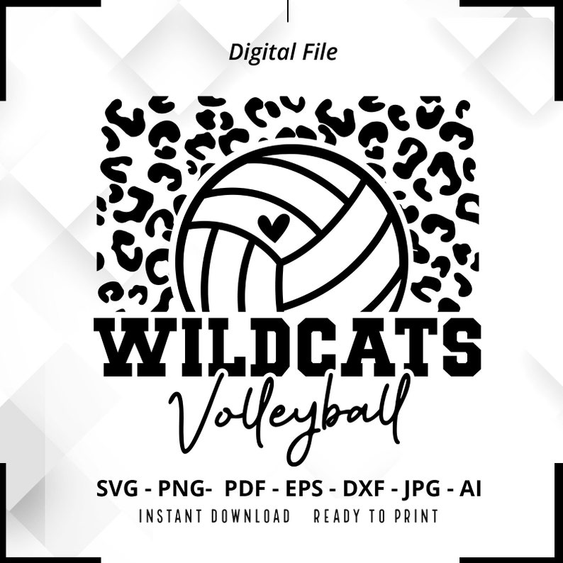 376 Wildcats Volleyball SVG PNG Wildcats svg Wildcats Cheer svg Volleyball svg Wildcats Mom svg Wildcats Shirt svg Volleyball Shirt svg