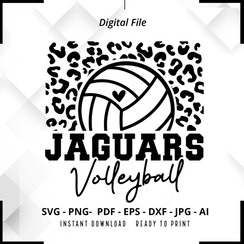 378 Jaguars Volleyball SVG PNG Jaguars svg Jaguars Cheer svg Volleyball svg Jaguars Mom svg Jaguars Shirt svg Volleyball svg Cricut