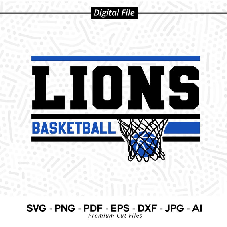 38 Lions Basketball SVG PNG Lions svg Lion svg Basketball svg Lions Cheer Svg Lions Vibes Svg Lions Shirt Svg School Spirit svg