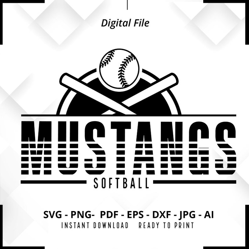 392 Mustangs Softball SVG PNG Mustangs svg Softball svg Mustangs Shirt svg Mustangs Cheer svg Softball Shirt svg Softball Mom svg Cricut