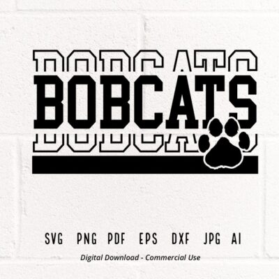 396 Bobcats SVG PNG Bobcats Paw svg Bobcats Mascot svg Bobcats Cheer svg Bobcats Vibes svg School Spirit Bobcats Sport Bobcats Love svg