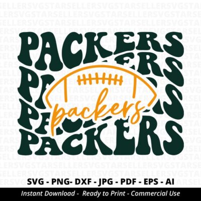 405 Packers Football SVG PNG Packers svg Stacked Packers Packers Mascot svg Packers Mom svg Packers Shirt svg Packers PNG Football Mom svg