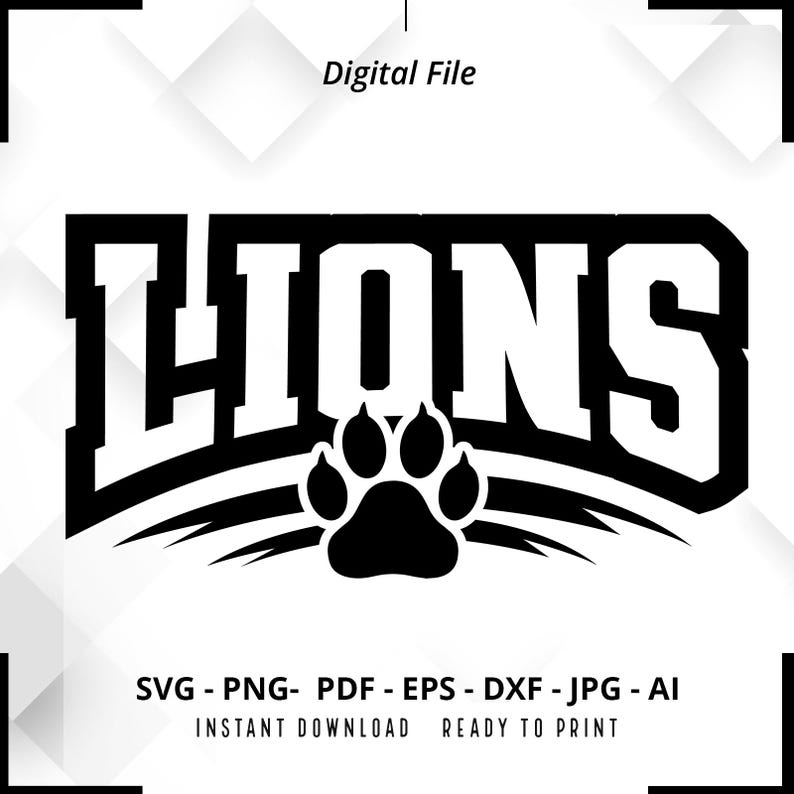 41 Lions SVG PNG Lions Paw svg Lions Mascot svg Lions Cheer svg Retro Lions svg Lions Sport svg Lions Shirt svg Lions Mom svg Cricut