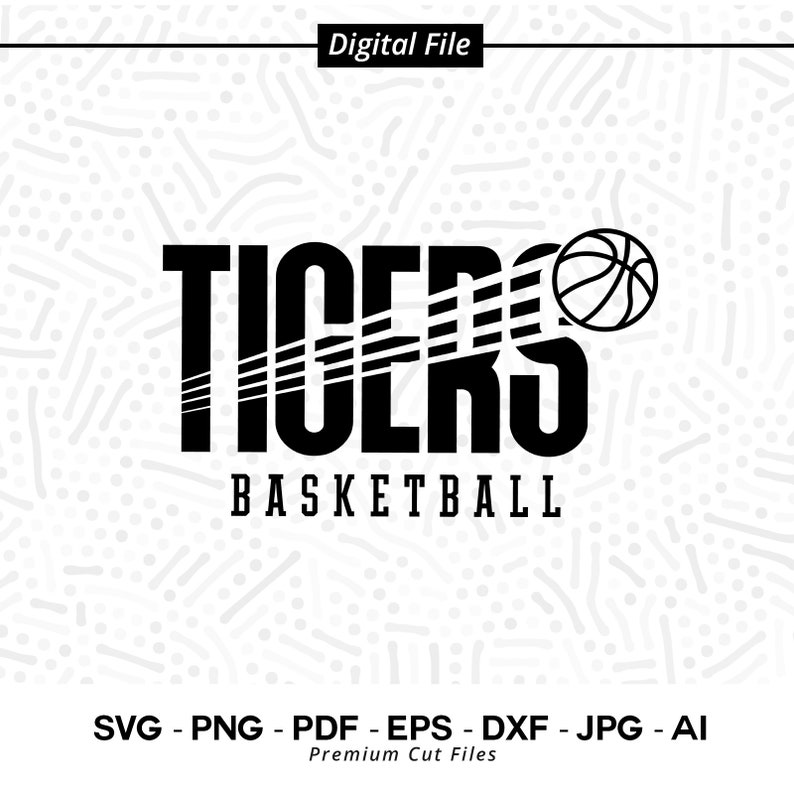 412 Tigers Basketball SVG PNG Tigers svg Tiger svg Basketball svg Tigers Cheer Svg Tigers Vibes Svg Tigers Shirt Svg School Spirit Svg