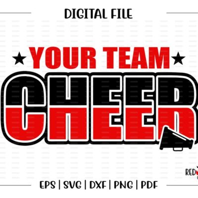 4220 Cheer svg Cheerleader svg Cheerleading Cheer Cheerleader svg dxf eps png pdf sublimation cut file htv vector