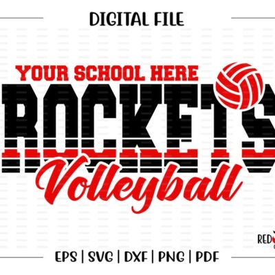 4223 Volleyball svg Rocket Volleyball svg Rocket Rockets Volleyball svg dxf eps png pdf sublimation cut file htv vector clipart