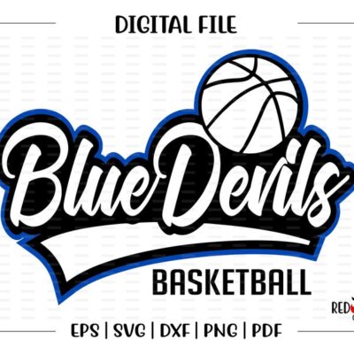 4282 Basketball svg Blue Devil Basketball Blue Devil Devil Basketball svg dxf eps png pdf sublimation cut file htv vector digital